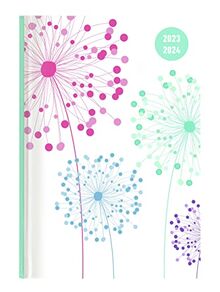 Collegetimer Blowballs 2023/2024 - Schüler-Kalender A5 (15x21 cm) - Pusteblume - Day By Day - 352 Seiten - Terminplaner - Notizbuch - Alpha Edition (Collegetimer A5 Daily)
