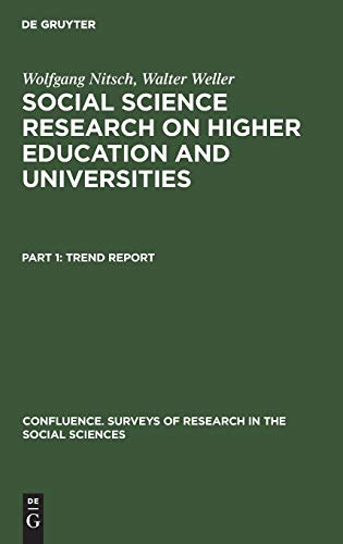 Trend report (Confluence. Surveys of research in the social sciences, 9, Band 9)