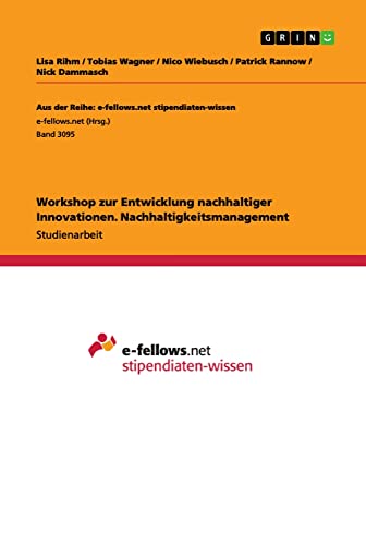 Workshop zur Entwicklung nachhaltiger Innovationen. Nachhaltigkeitsmanagement