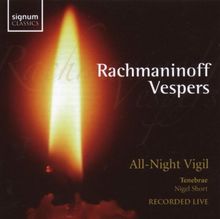 Rachmaninoff Vespers: All-Night Vigil