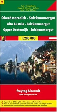 Freytag Berndt Autokarten, Blatt 2, Oberösterreich - Salzkammergut - Maßstab 1:200 000 (Maps & Atlases)