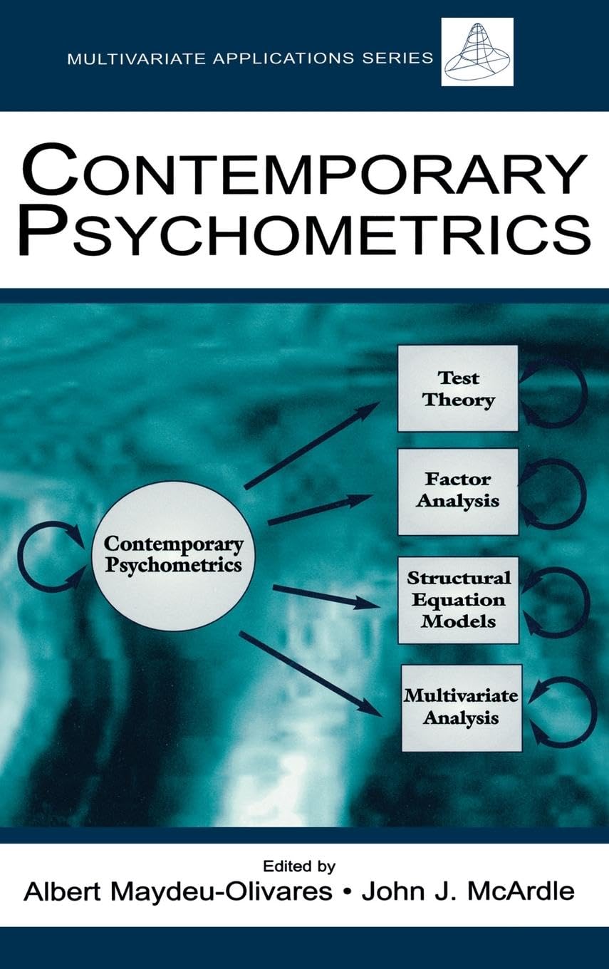 Contemporary Psychometrics: A Festschrift for Roderick P. McDonald (MULTIVARIATE APPLICATIONS SERIES)