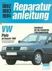 Reparaturanleitung VW Polo ab Baujahr 1988 bis 1991. 1,05- und 1,3- Liter- Einspritzmotor. Handbuch für die komplette Fahrzeugtechnik.