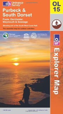 Purbeck and South Dorset, Poole, Dorchester, Weymouth and Swanage 1 : 25 000 (OS Explorer Map)