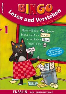 Bingo Logo Lesen und Verstehen für die 1. Klasse