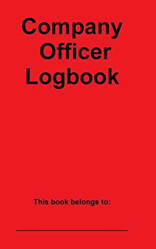 Company Officer Logbook