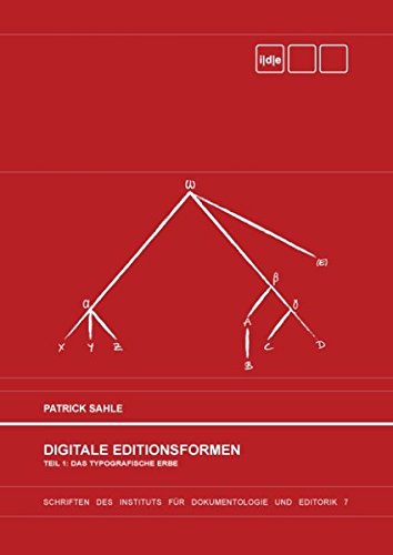 Digitale Editionsformen - Teil 1: Das typografische Erbe: Zum Umgang mit der Überlieferung unter den Bedingungen des Medienwandels