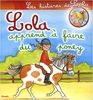 Lola apprend à faire du poney