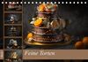 Feine Torten (Tischkalender 2024 DIN A5 quer): Zwölf einmalige Bilder von meisterlicher Konditoreikunst (Monatskalender, 14 Seiten ) (CALVENDO Lifestyle)