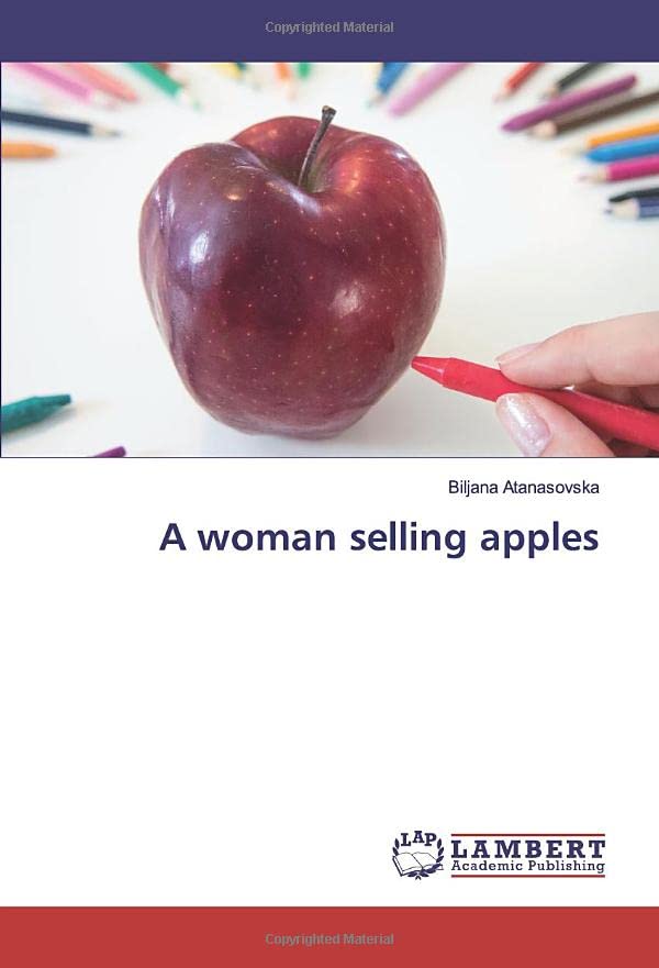 A woman selling apples