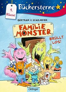 Familie Monster brüllt los!: Mit 16 Seiten Leserätseln und -spielen (Büchersterne)