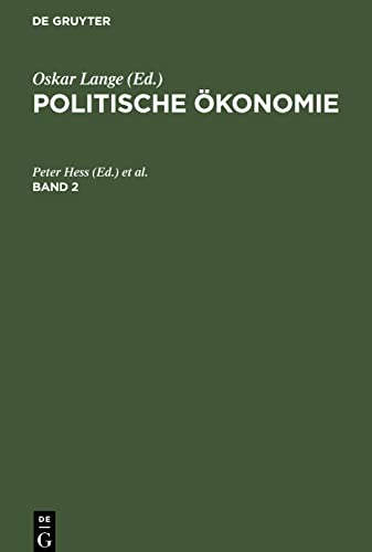 Politische Ökonomie, Band 2, Politische Ökonomie Band 2