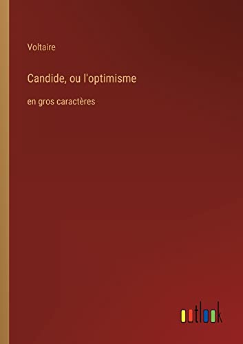 Die Buchhandlung in Oelde hat das Buch Candide, ou l'optimisme: en gros caractères