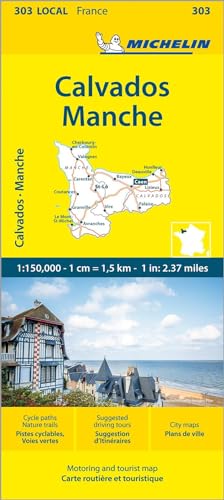 Michelin Normandie West: Straßen- und Tourismuskarte 1:150.000 (MICHELIN Localkarten)