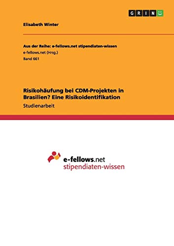 Risikohäufung bei CDM-Projekten in Brasilien? Eine Risikoidentifikation: Studienarbeit
