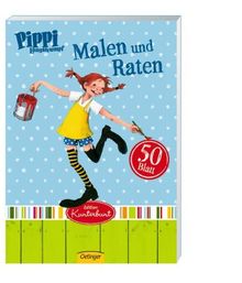 Pippi Langstrumpf Malblock Malen und Raten