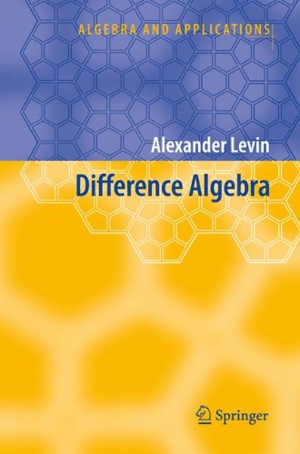 Difference Algebra (Algebra and Applications)