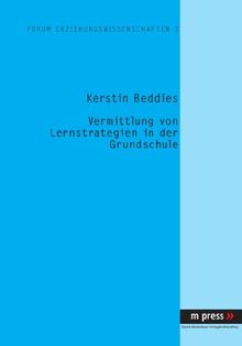 Vermittlung von Lernstrategien in der Grundschule