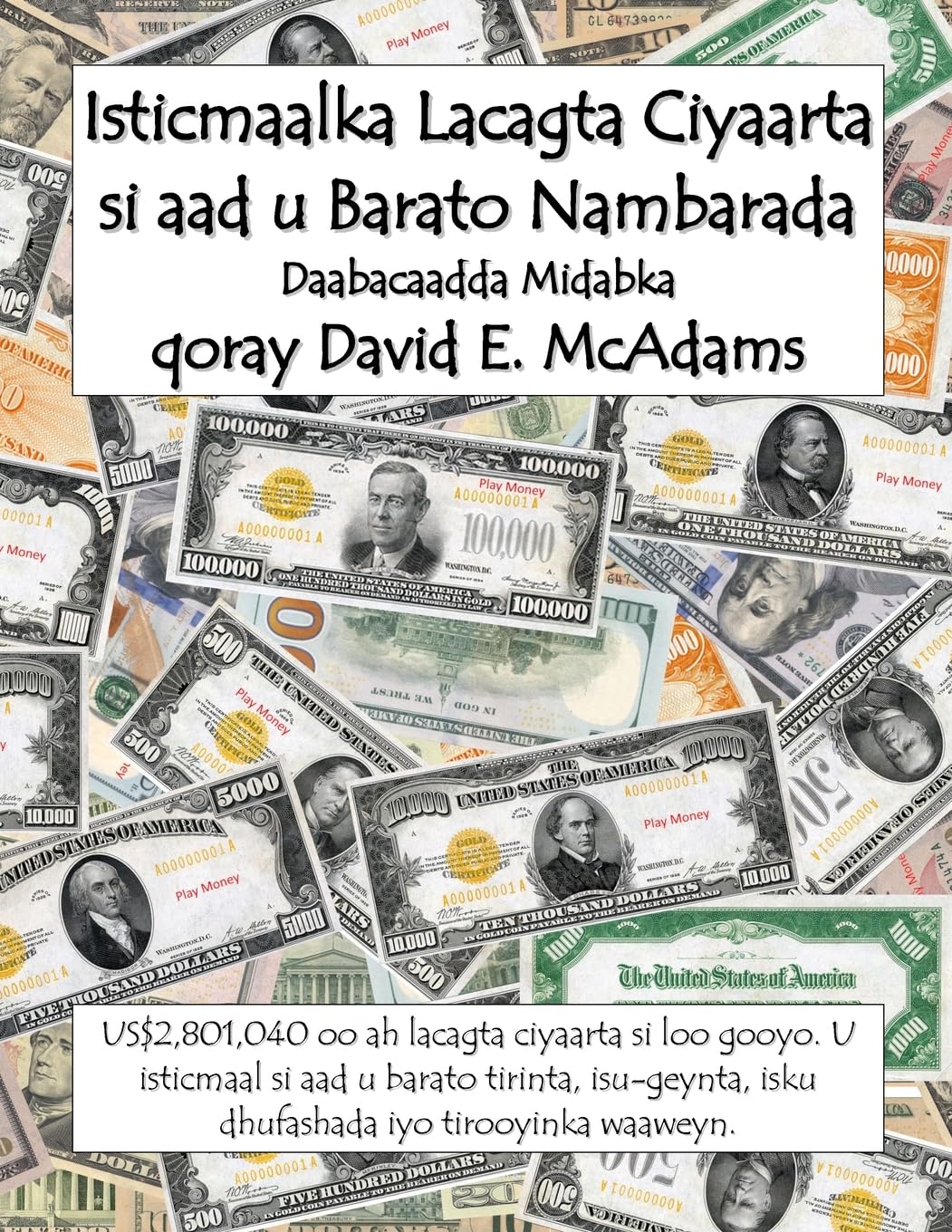 Isticmaalka lacagta ciyaarta si aad u barato nambarada: US$2,801,040 oo ah lacagta ciyaarta si loo gooyo. U isticmaal si aad u barato tirinta, ... waaweyn. (Buugaagta Xisaabta Ee Carruurta)