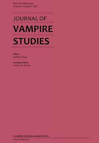 Journal of Vampire Studies: Vol. 2, No. 1 (2021)
