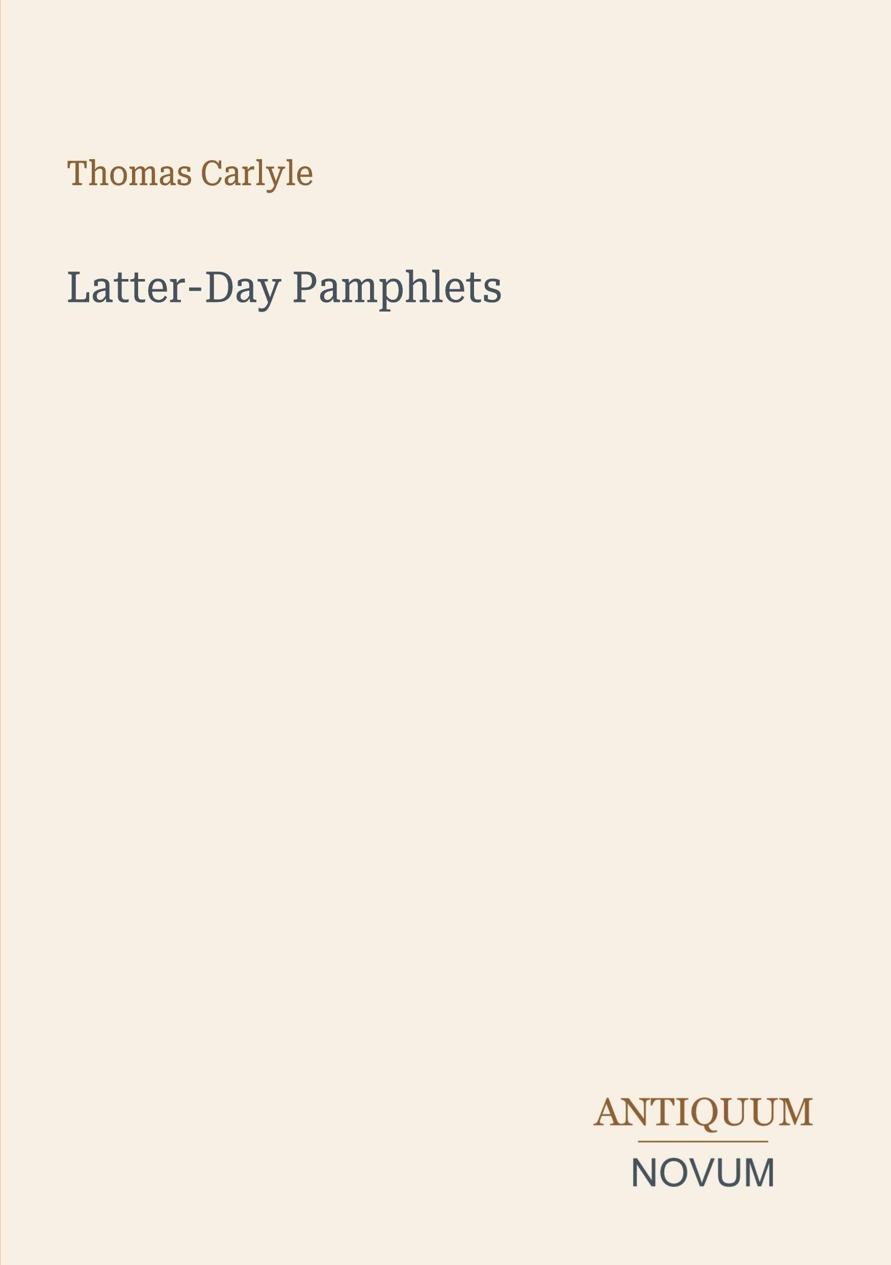 Latter-Day Pamphlets