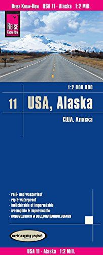 Reise Know-How Landkarte USA 11, Alaska (1:2.000.000): world mapping project