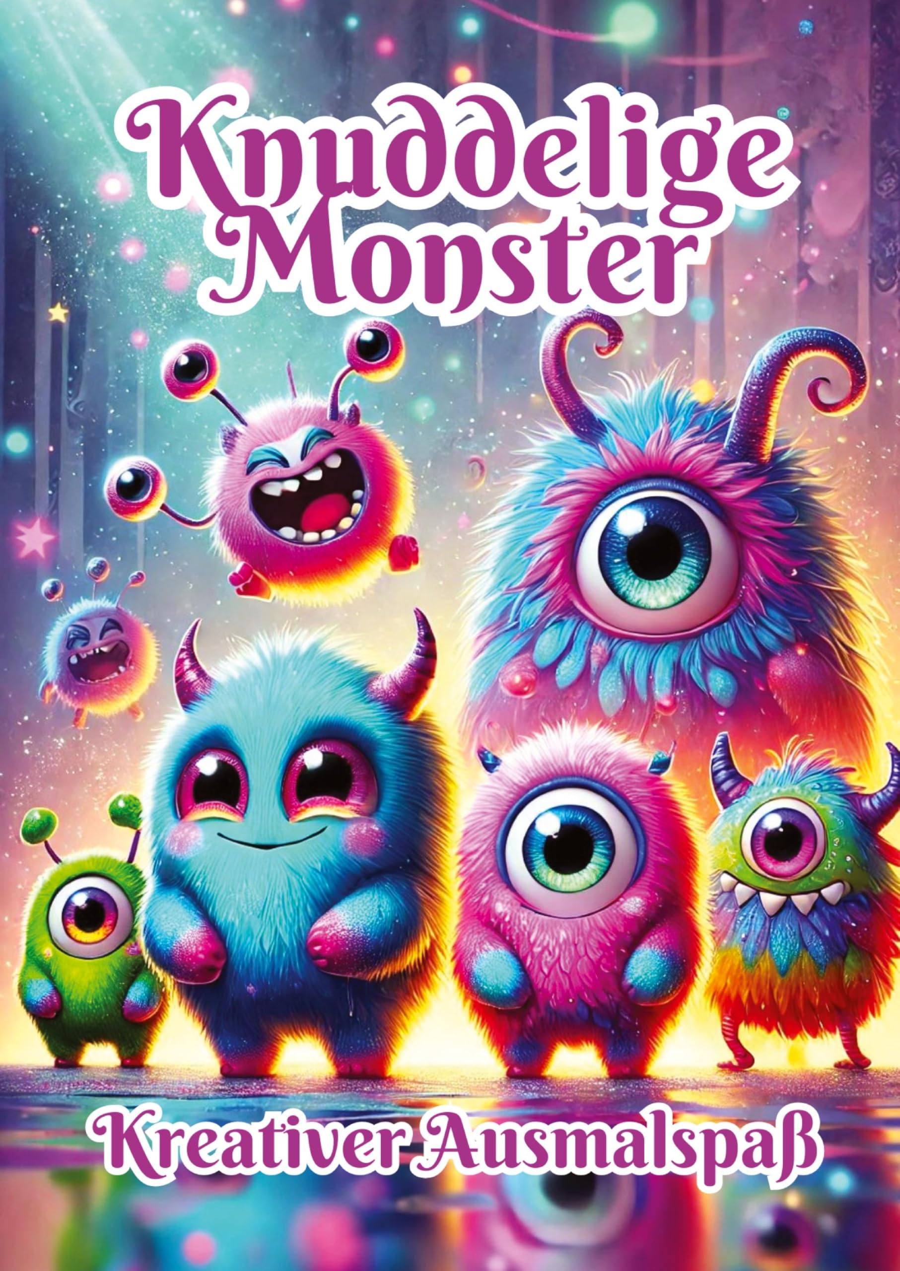 Knuddelige Monster: Kreativer Ausmalspaß