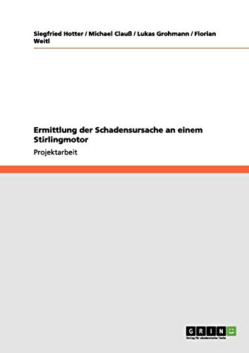 Ermittlung der Schadensursache an einem Stirlingmotor