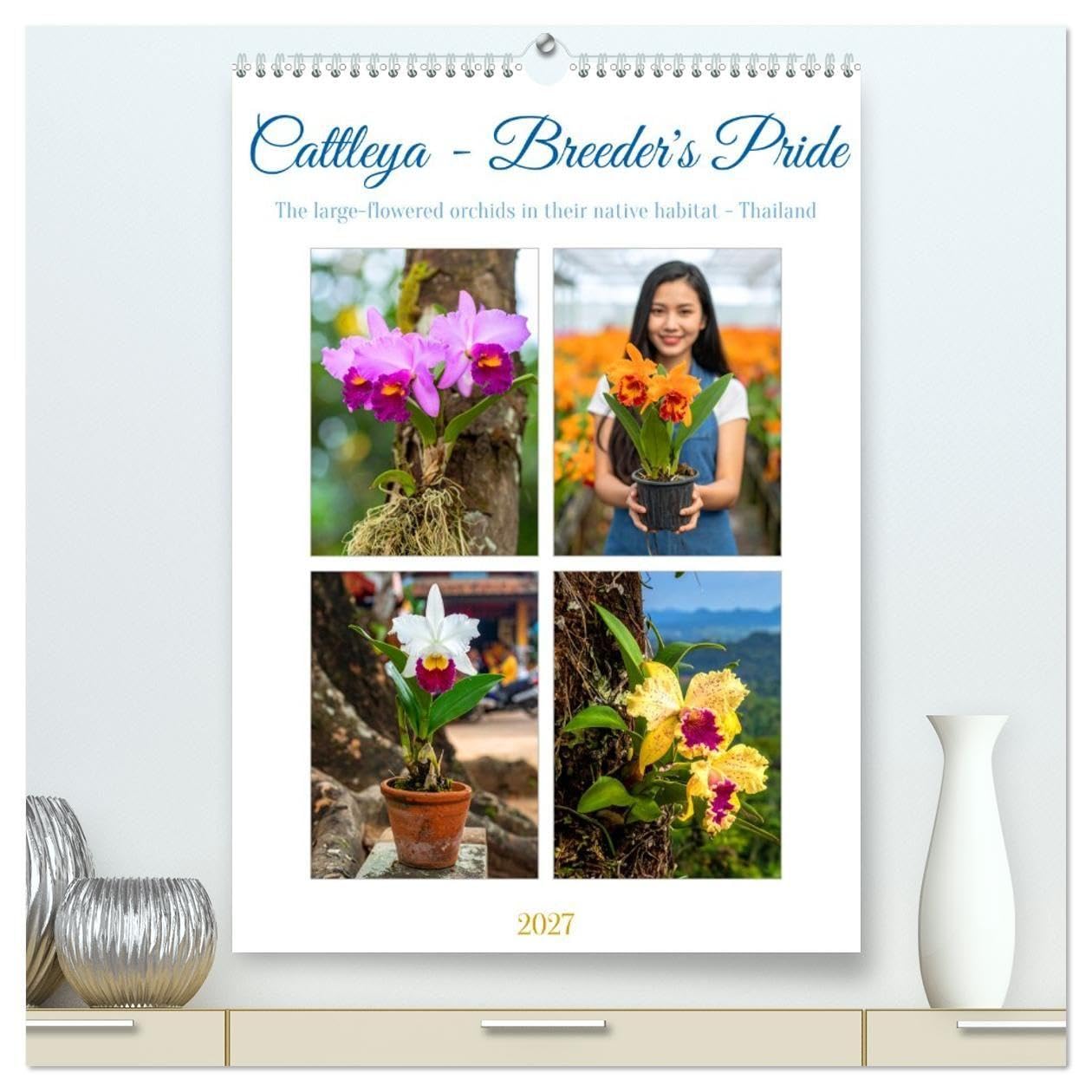 Cattleya - Breeder's Pride (High Quality Premium Wall Calendar 2027 DIN A2 portrait),CALVENDO 12 Month Wall Calendar