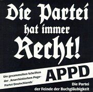 Die Partei Hat Immer Recht Von Klaus Farin Die Partei Hat Immer Recht Von Klaus Farin