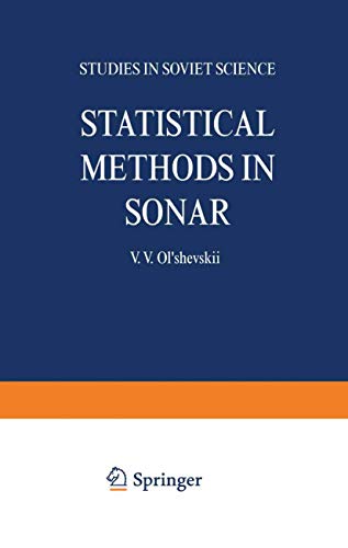 Statistical Methods in Sonar (Reihe Wissenschaft)