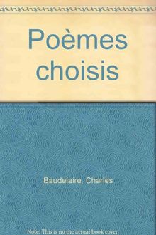 Poèmes en poche de Charles Baudelaire