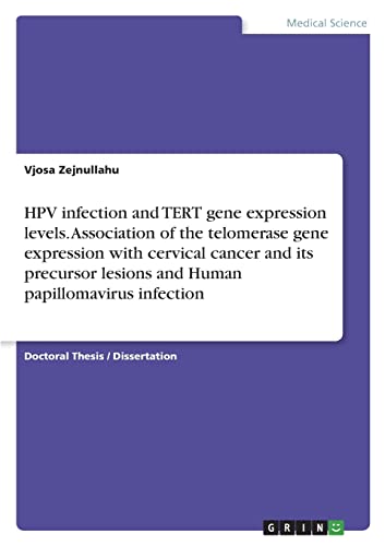 HPV infection and TERT gene expression levels. Association of the telomerase gene expression with cervical cancer and its precursor lesions and Human papillomavirus infection