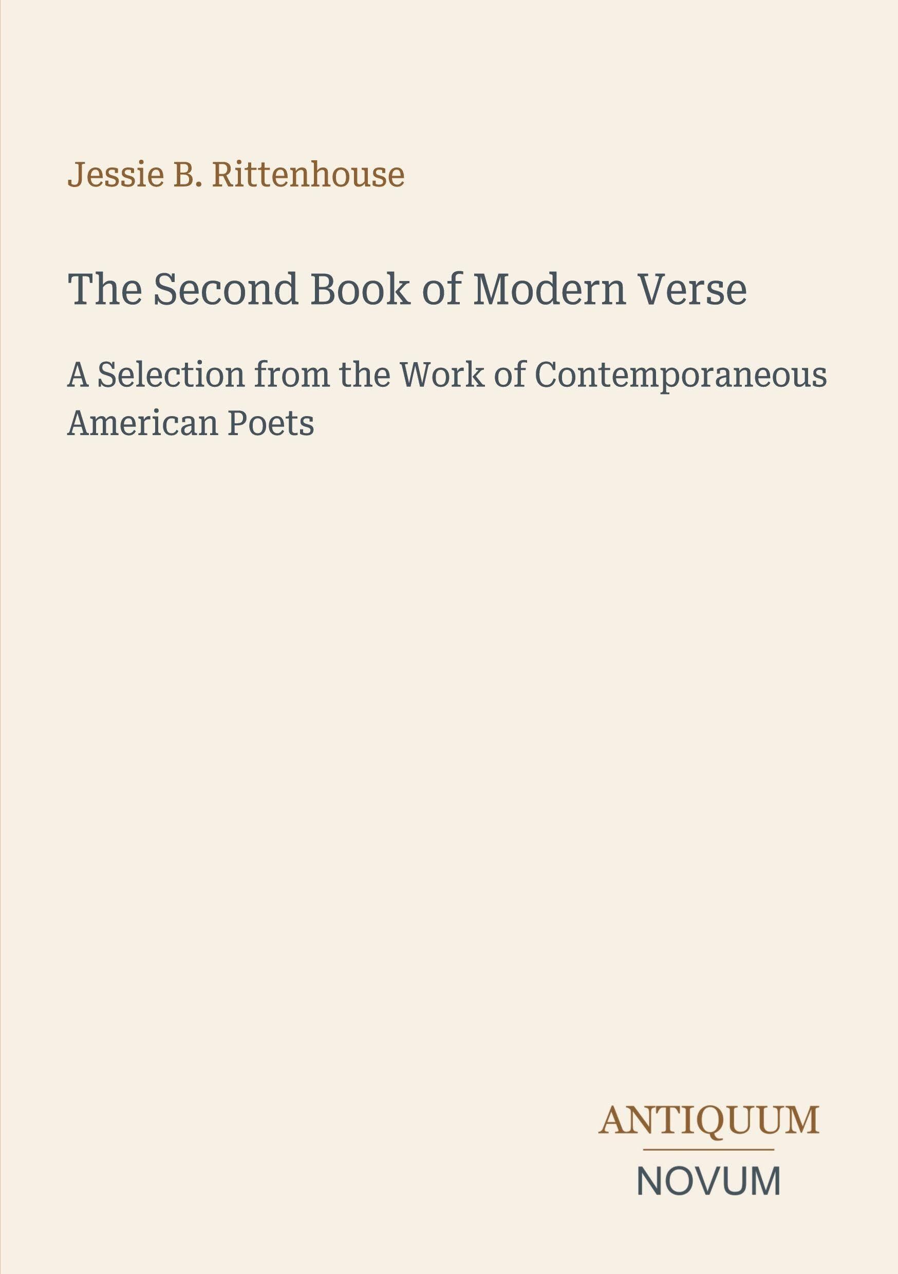 The Second Book of Modern Verse