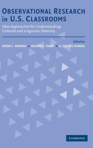 Observational Research in U.S. Classrooms: New Approaches for Understanding Cultural and Linguistic Diversity