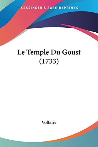 Die Buchhandlung in Oelde hat das Buch Le Temple Du Goust (1733)