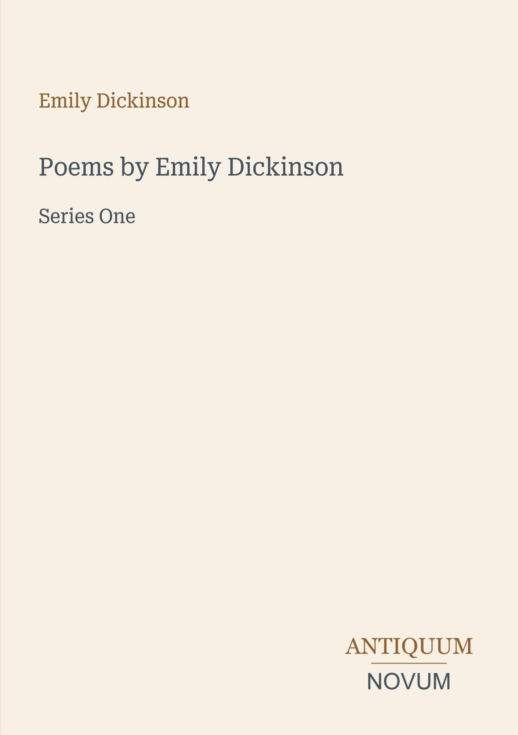 Poems by Emily Dickinson