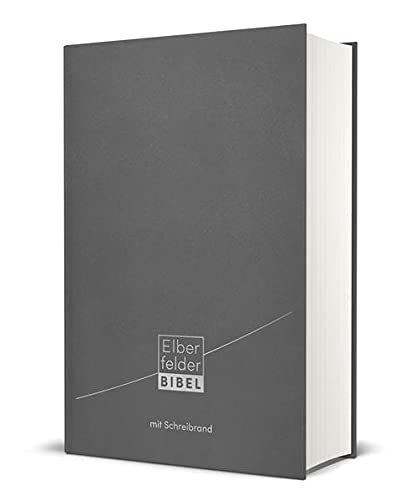 Elberfelder Bibel: mit Schreibrand, Leder