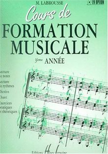 Cours de formation musicale Volume 3