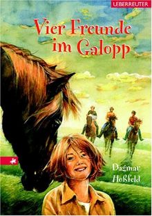 Vier Freunde im Galopp