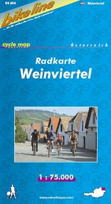 Bikeline Radkarte Weinviertel 1 : 75000. Österreich, GPS-tauglich mit UTM-Netz
