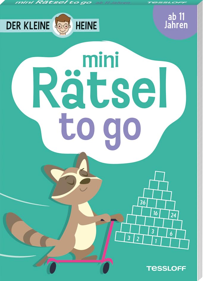 Der kleine Heine. Mini Rätsel to go. Ab 11 Jahren: 40 bunte Rätsel für unterwegs