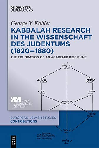 Kabbalah Research in the Wissenschaft des Judentums (1820–1880): The Foundation of an Academic Discipline (Europäisch-jüdische Studien – Beiträge, Band 47)