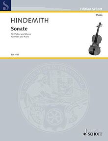 Sonate in C: Violine und Klavier. (Edition Schott)