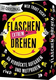 Flaschendrehen – Extrem: 60 verrückte Aufgaben und Mutproben. | Das Original. Der Spieleklassiker ab 18 Jahren – tolles Geschenk zum Geburtstag, Valentinstag, Weihnachten, Wichteln