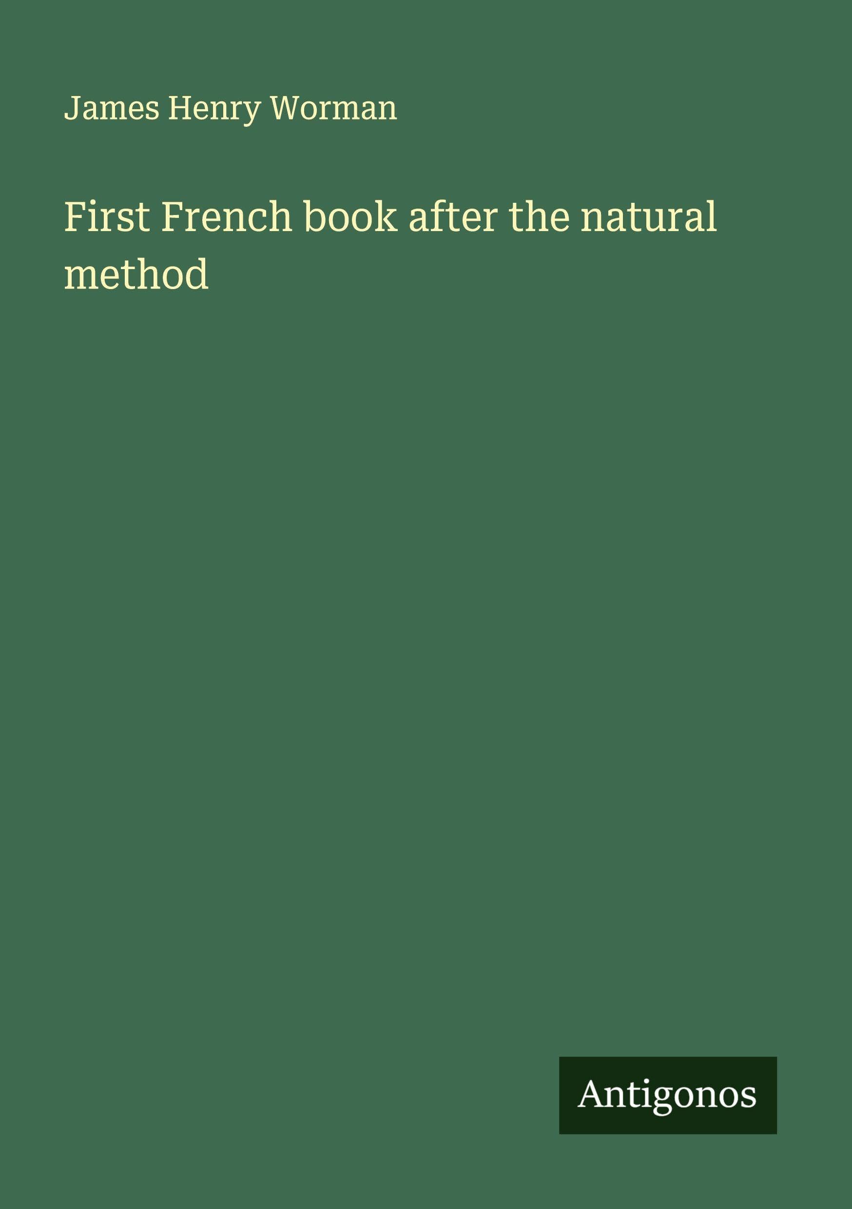 First French book after the natural method