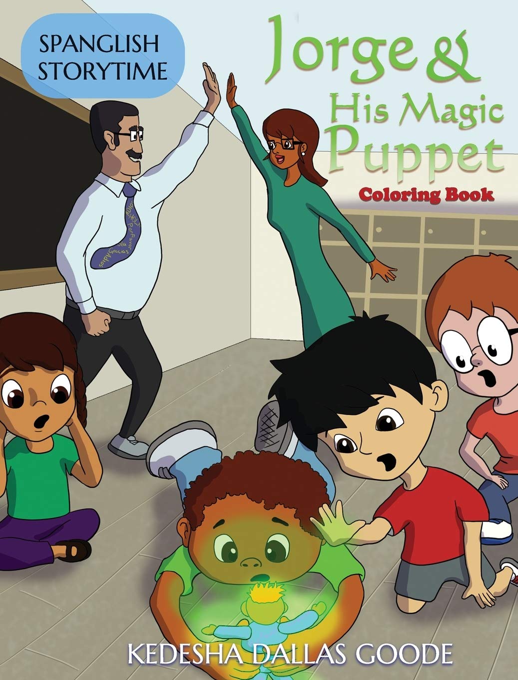 Jorge & His Magic Puppet: Coloring Book (Spanglish Storytime)