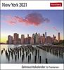 New York Sehnsuchtskalender 2021 - Postkartenkalender mit Wochenkalendarium - 53 perforierte Postkarten zum Heraustrennen - zum Aufstellen oder Aufhängen - Format 16 x 17,5 cm