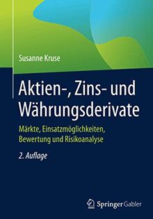 Aktien-, Zins- und Währungsderivate: Märkte, Einsatzmöglichkeiten, Bewertung und Risikoanalyse