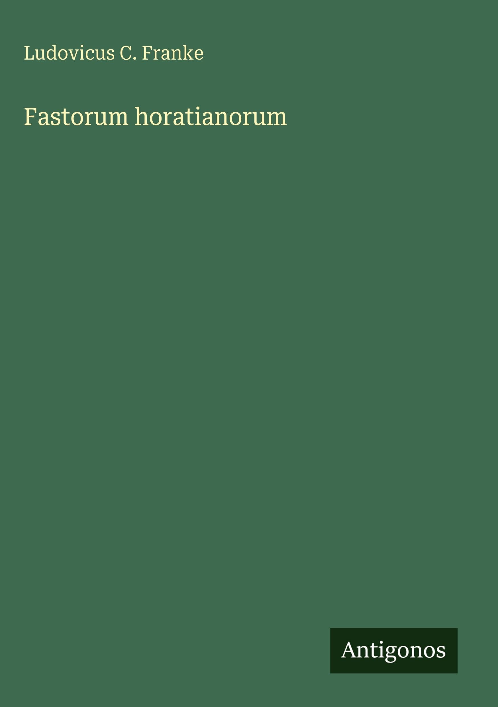 Fastorum horatianorum